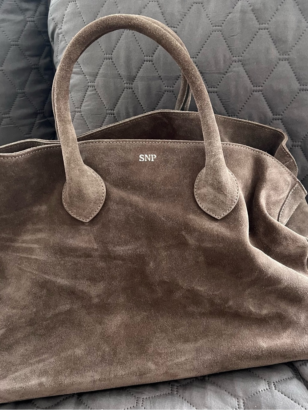 Mark & Graham Elisabetta Suede Slouch Bag